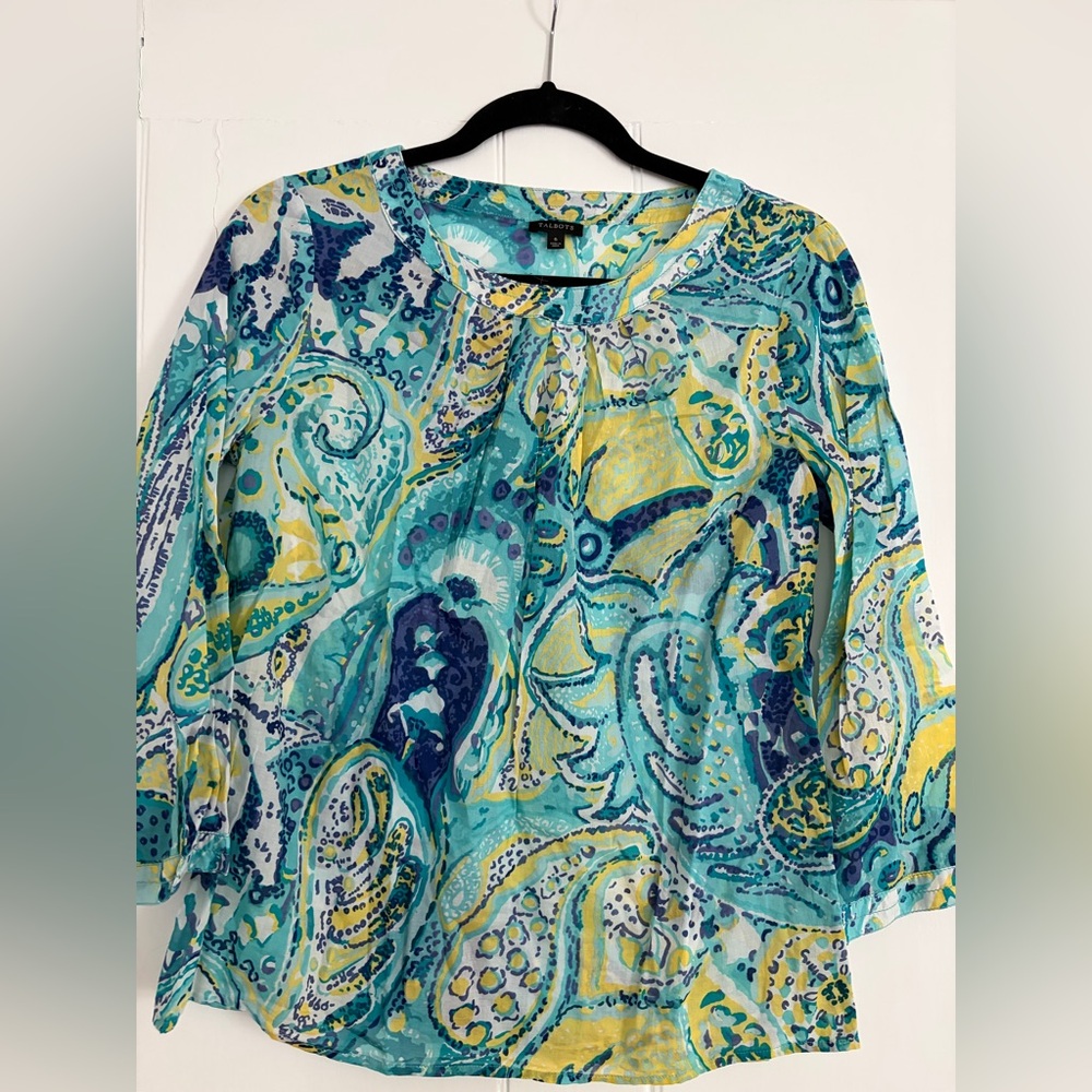 Talbots women’s size 6 cotton top